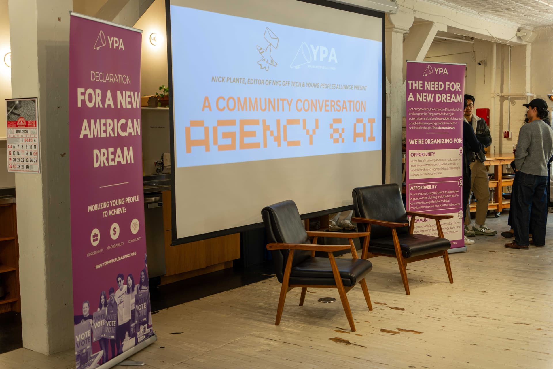 Event setup with YPA banners