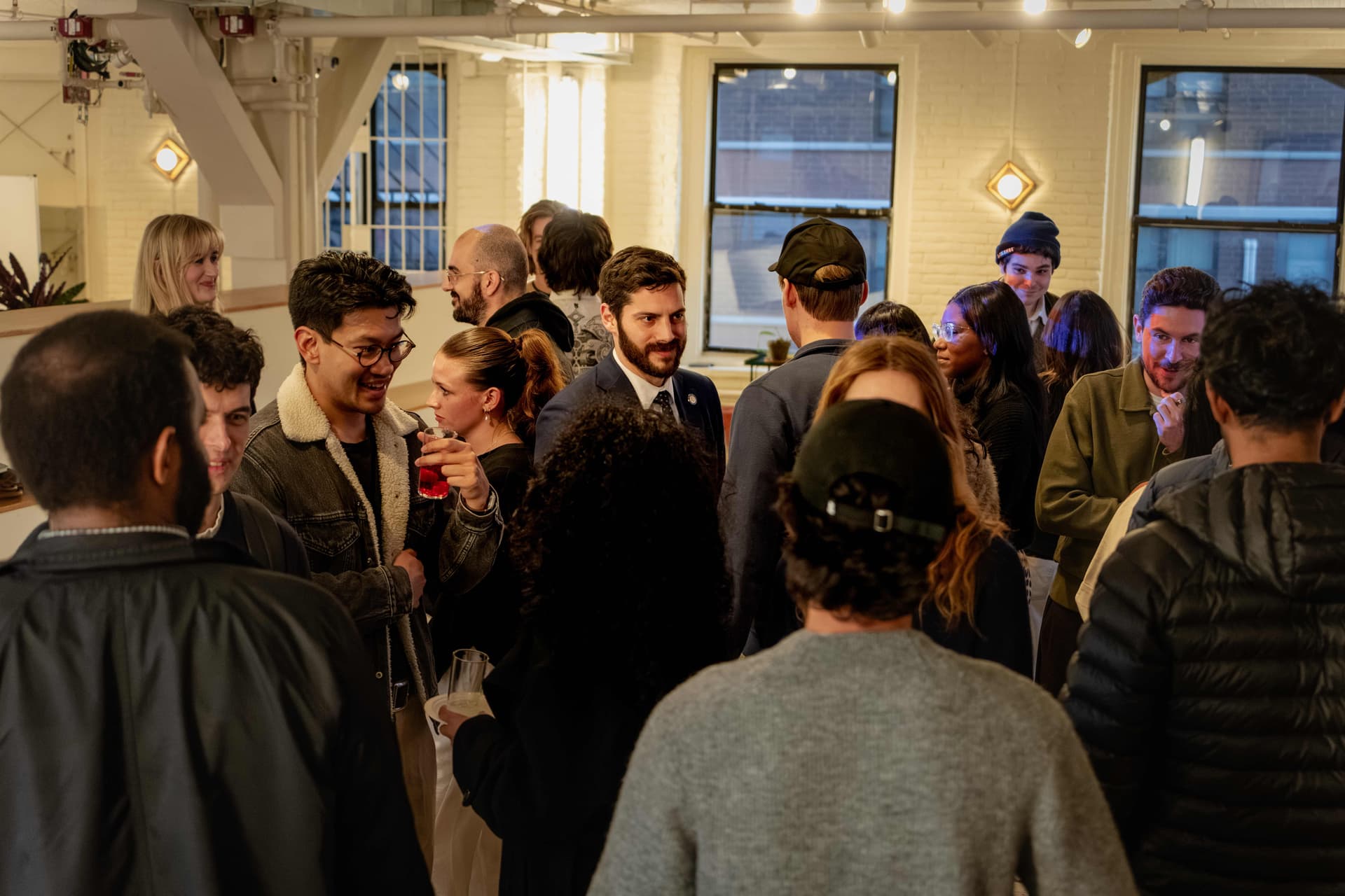 Networking event with young people